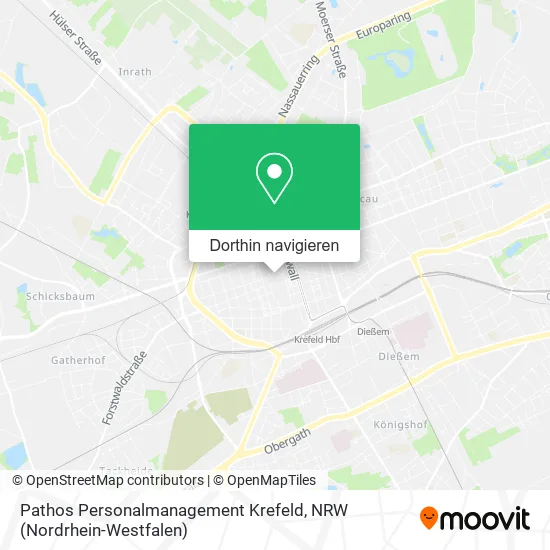 Pathos Personalmanagement Krefeld Karte