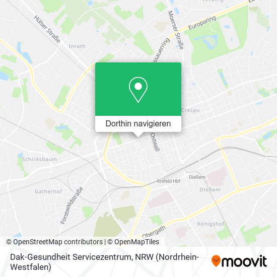 Dak-Gesundheit Servicezentrum Karte