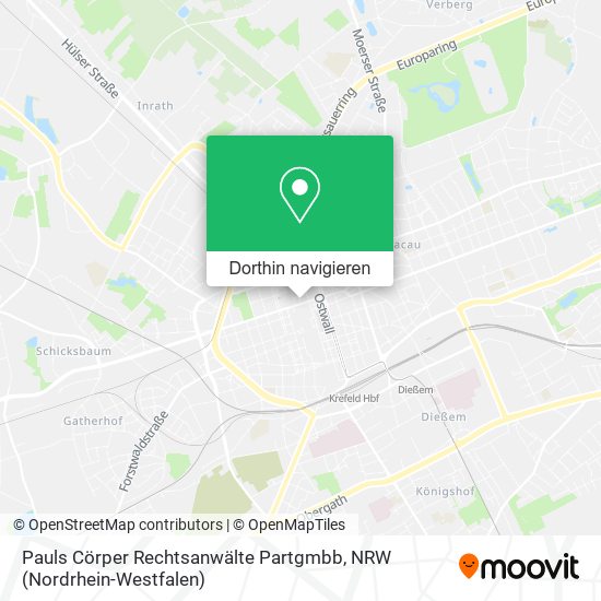 Pauls Cörper Rechtsanwälte Partgmbb Karte