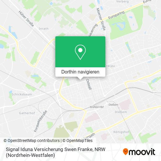 Signal Iduna Versicherung Swen Franke Karte