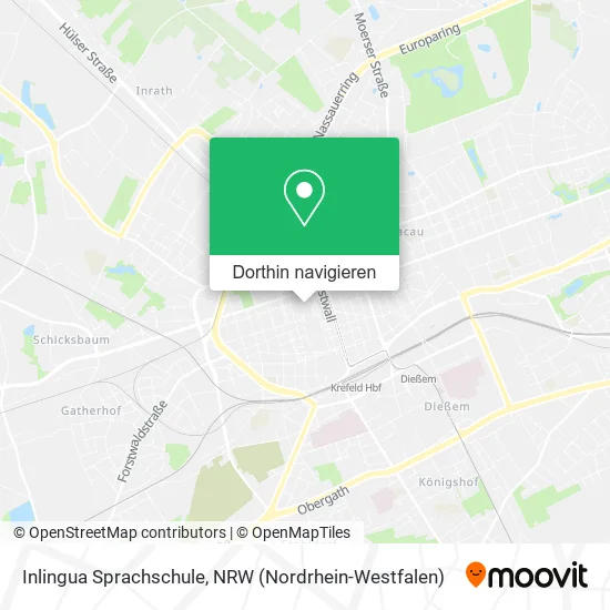 Inlingua Sprachschule Karte