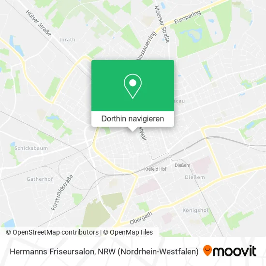 Hermanns Friseursalon Karte