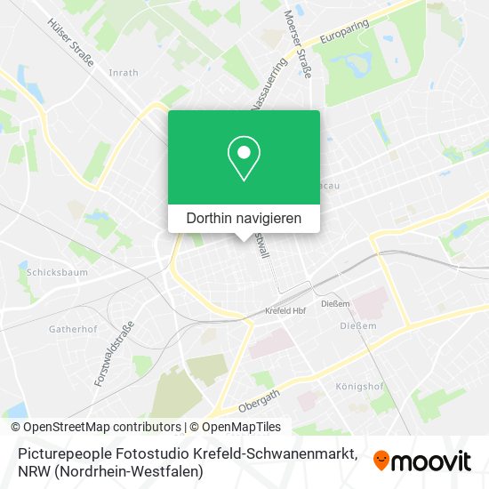 Picturepeople Fotostudio Krefeld-Schwanenmarkt Karte