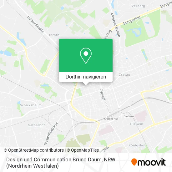 Design und Communication Bruno Daum Karte