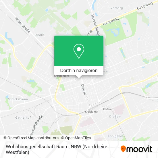 Wohnhausgesellschaft Raum Karte