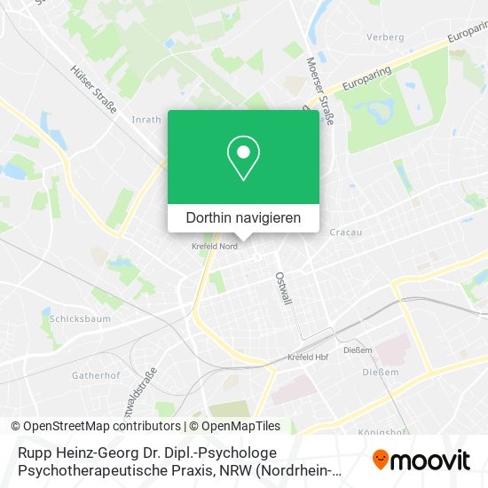 Rupp Heinz-Georg Dr. Dipl.-Psychologe Psychotherapeutische Praxis Karte