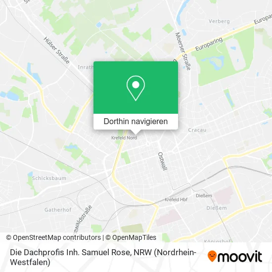 Die Dachprofis Inh. Samuel Rose Karte