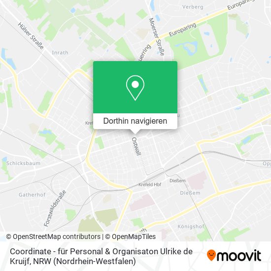Coordinate - für Personal & Organisaton Ulrike de Kruijf Karte