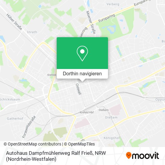Autohaus Dampfmühlenweg Ralf Frieß Karte