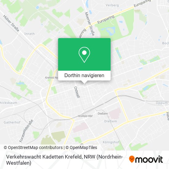 Verkehrswacht Kadetten Krefeld Karte