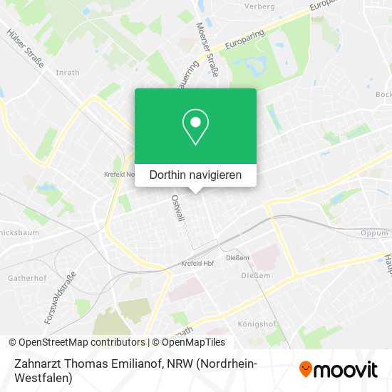 Zahnarzt Thomas Emilianof Karte