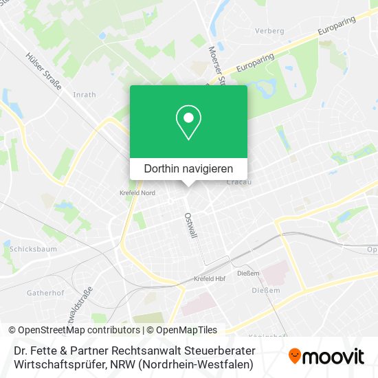 Dr. Fette & Partner Rechtsanwalt Steuerberater Wirtschaftsprüfer Karte