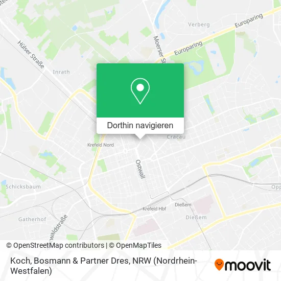 Koch, Bosmann & Partner Dres Karte