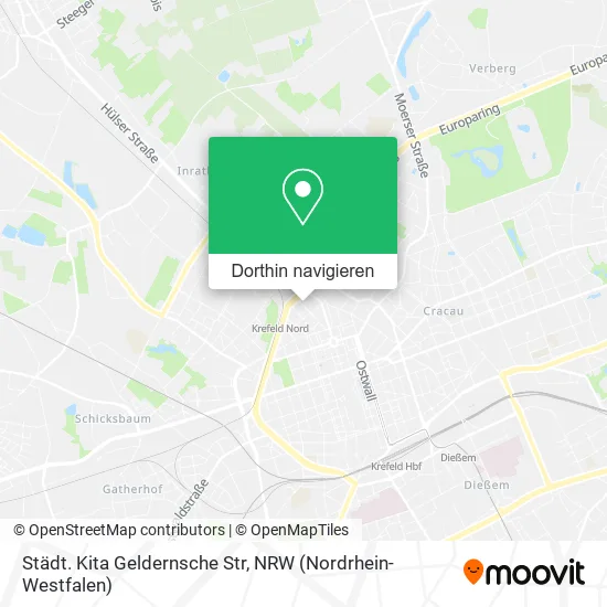 Städt. Kita Geldernsche Str Karte