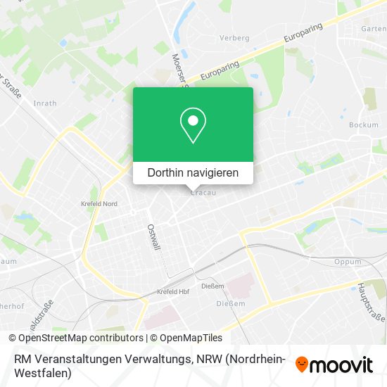 RM Veranstaltungen Verwaltungs Karte