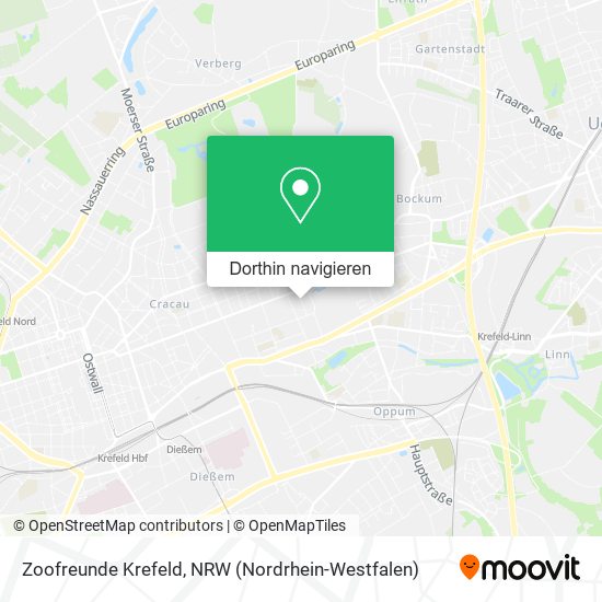 Zoofreunde Krefeld Karte