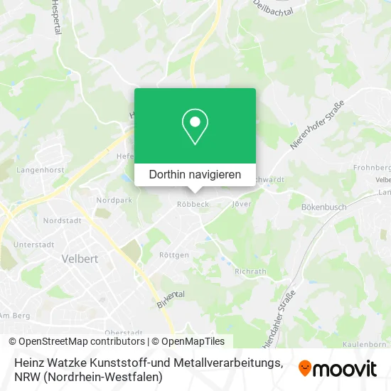 Heinz Watzke Kunststoff-und Metallverarbeitungs Karte