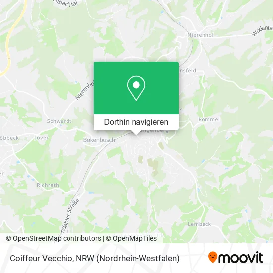 Coiffeur Vecchio Karte