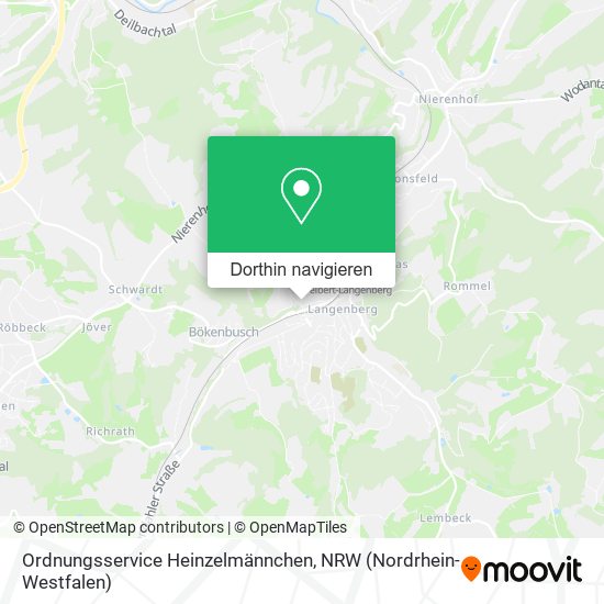 Ordnungsservice Heinzelmännchen Karte