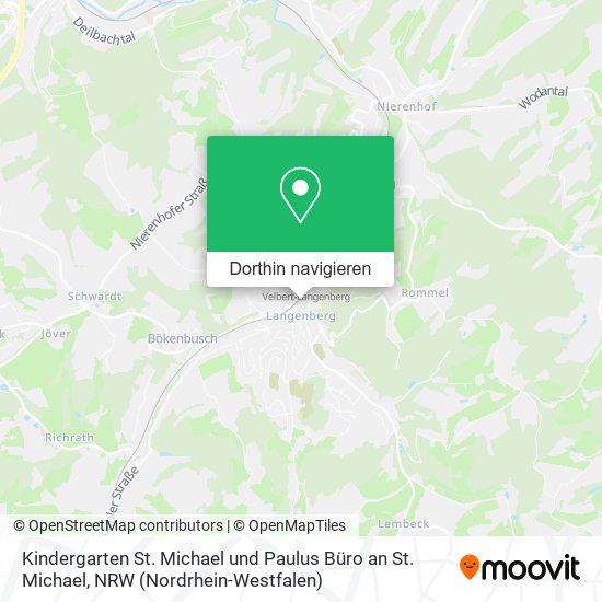 Kindergarten St. Michael und Paulus Büro an St. Michael Karte