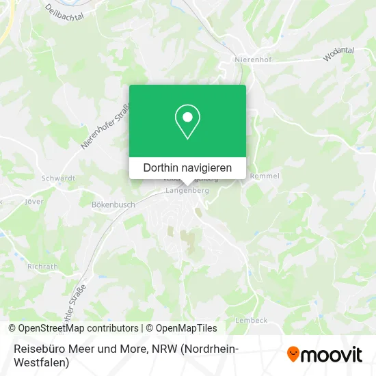 Reisebüro Meer und More Karte