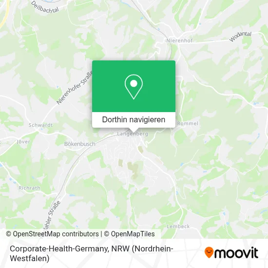 Corporate-Health-Germany Karte