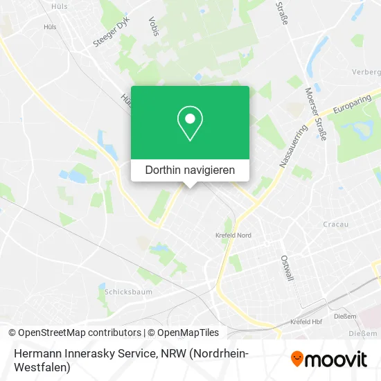 Hermann Innerasky Service Karte