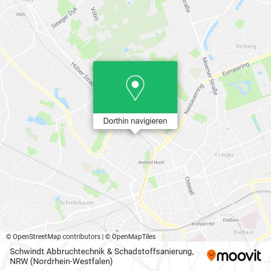 Schwindt Abbruchtechnik & Schadstoffsanierung Karte