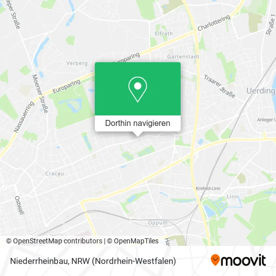 Niederrheinbau Karte