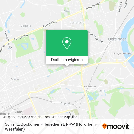 Schmitz Bockumer Pflegedienst Karte