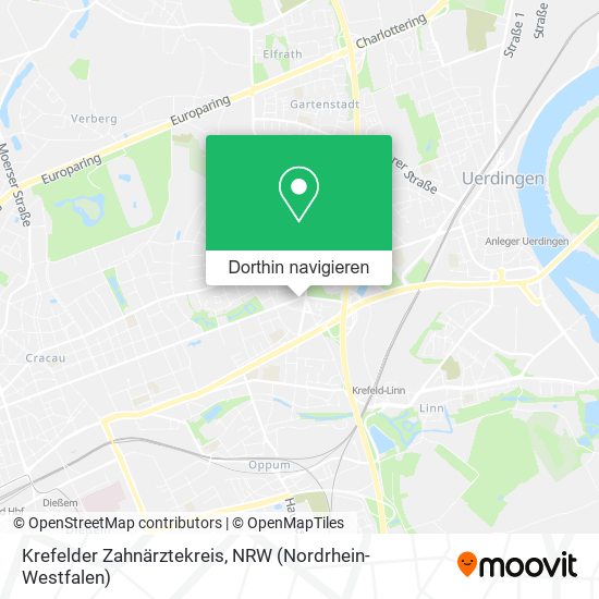 Krefelder Zahnärztekreis Karte