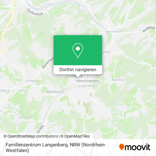Familienzentrum Langenberg Karte