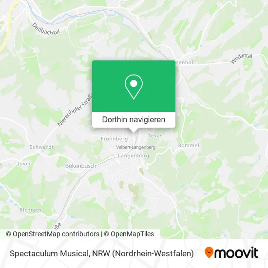 Spectaculum Musical Karte