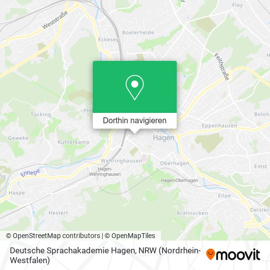 Deutsche Sprachakademie Hagen Karte