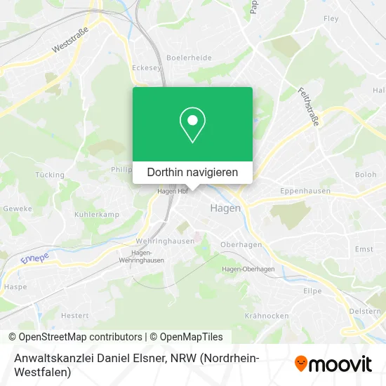 Anwaltskanzlei Daniel Elsner Karte