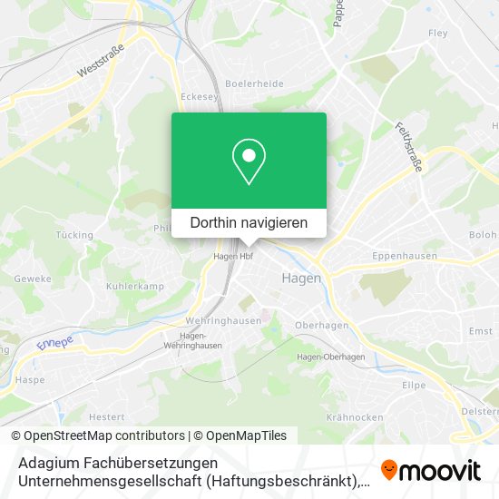 Adagium Fachübersetzungen Unternehmensgesellschaft (Haftungsbeschränkt) Karte