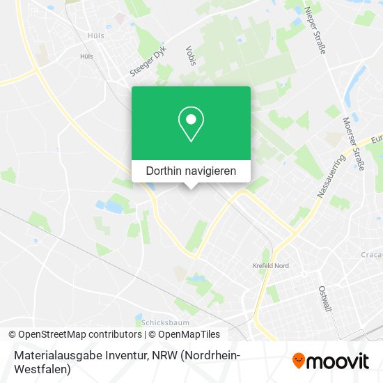 Materialausgabe Inventur Karte