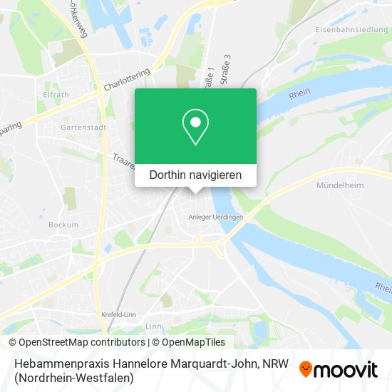 Hebammenpraxis Hannelore Marquardt-John Karte