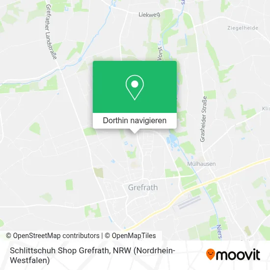 Schlittschuh Shop Grefrath Karte