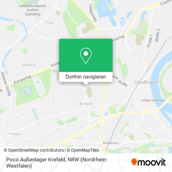 Poco Außenlager Krefeld Karte