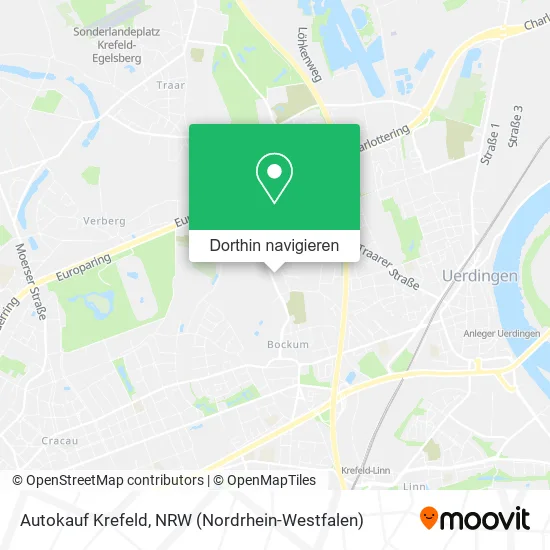 Autokauf Krefeld Karte