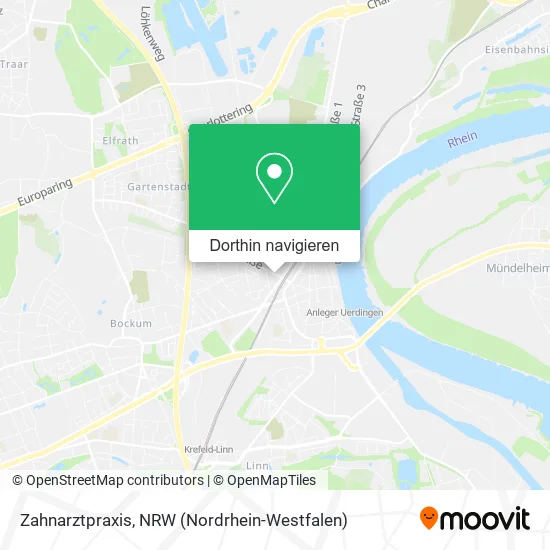 Zahnarztpraxis Karte