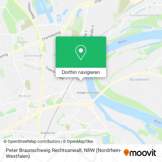 Peter Braunschweig Rechtsanwalt Karte