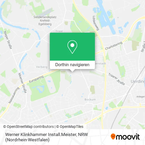 Werner Klinkhammer Install.Meister Karte