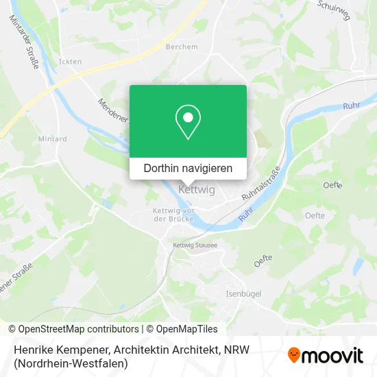 Henrike Kempener, Architektin Architekt Karte