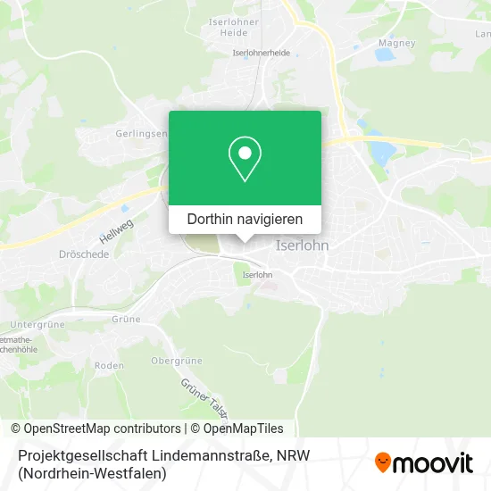 Projektgesellschaft Lindemannstraße Karte