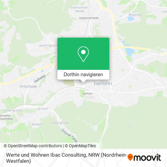 Werte und Wohnen Ibac Consulting Karte