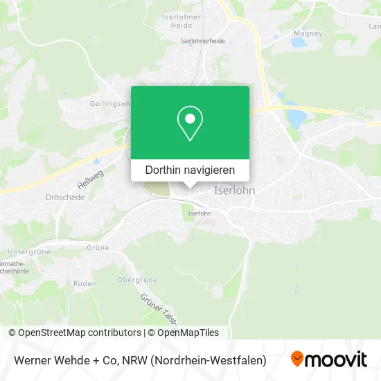 Werner Wehde + Co Karte