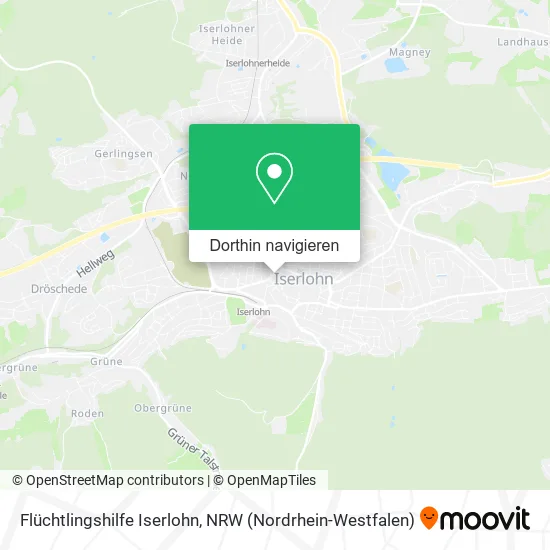 Flüchtlingshilfe Iserlohn Karte