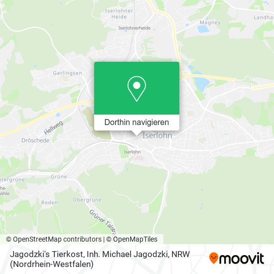 Jagodzki's Tierkost, Inh. Michael Jagodzki Karte